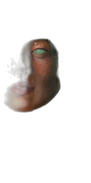 face, mask, robot, creature, photorealistic, 3d render, oil painting, concept art transparent PNG cut-out