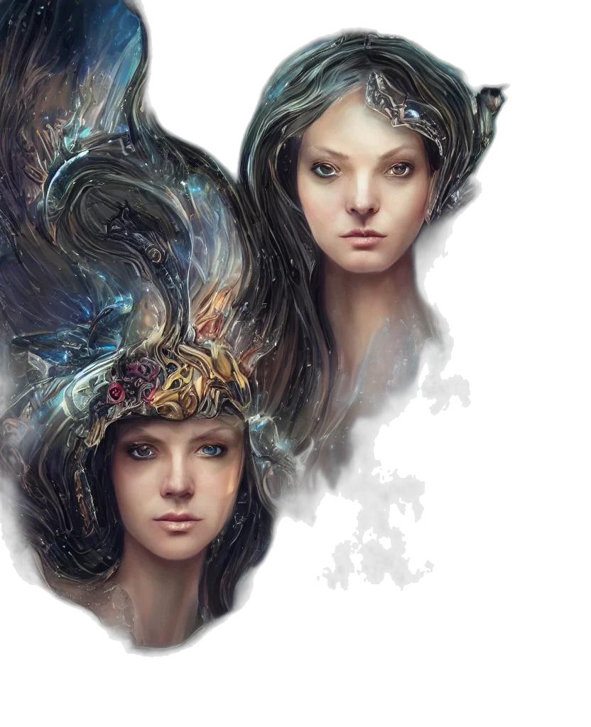 crown, face, mask, dragon, fantasy art, concept art, photorealistic, comic book art transparent PNG cut-out