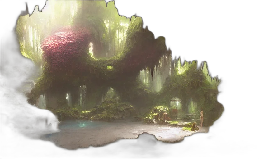 dragon, creature, tree, concept art transparent PNG cut-out