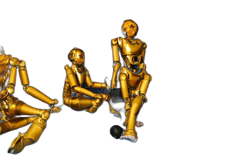 robot, furniture, 3d render, concept art transparent PNG cut-out