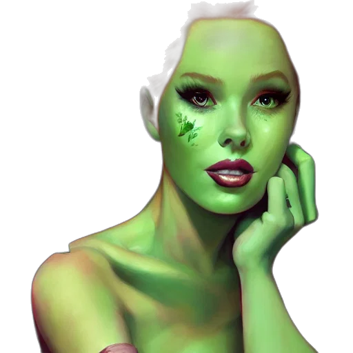 mask, face, creature, fantasy art transparent PNG cut-out