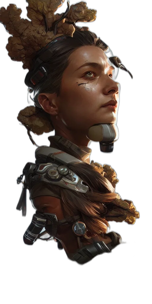 face, staff, robot, mask transparent PNG cut-out
