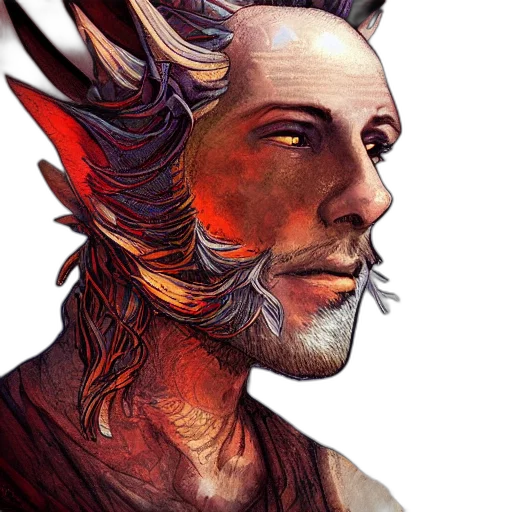 mask, dragon, face, creature transparent PNG cut-out