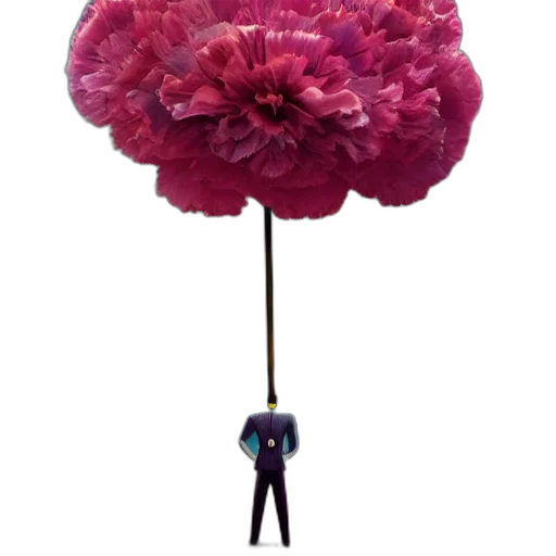 umbrella, flower, staff, tree transparent PNG cut-out