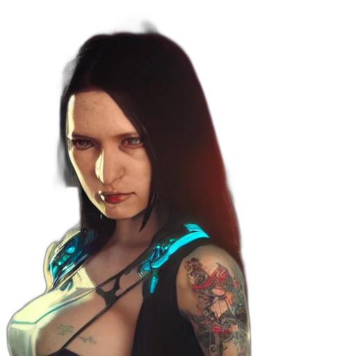 face, robot, dress, staff transparent PNG cut-out