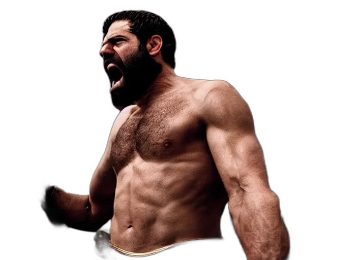 animal, photorealistic, concept art, film, still, joe, biden, leonidas transparent PNG cut-out