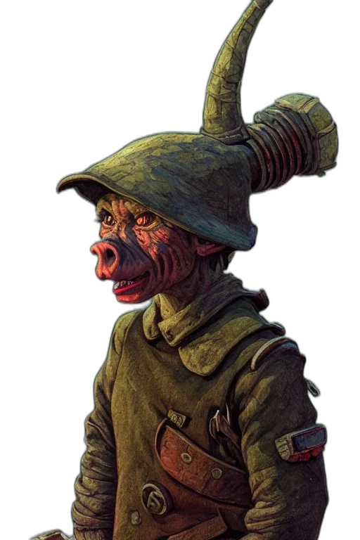 staff, mask, face, hat transparent PNG cut-out