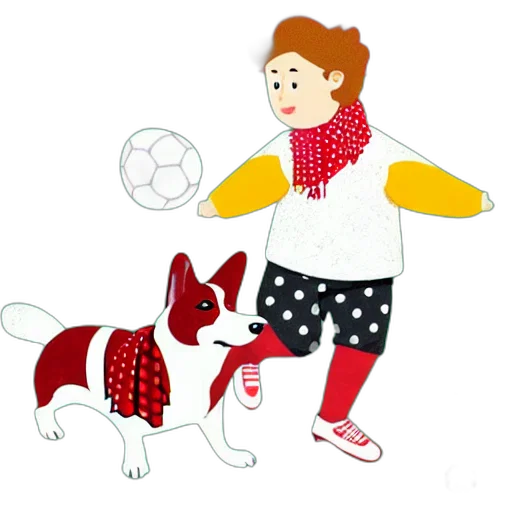 staff, cartoon, concept art, snow, red, illustration, french, boy transparent PNG cut-out
