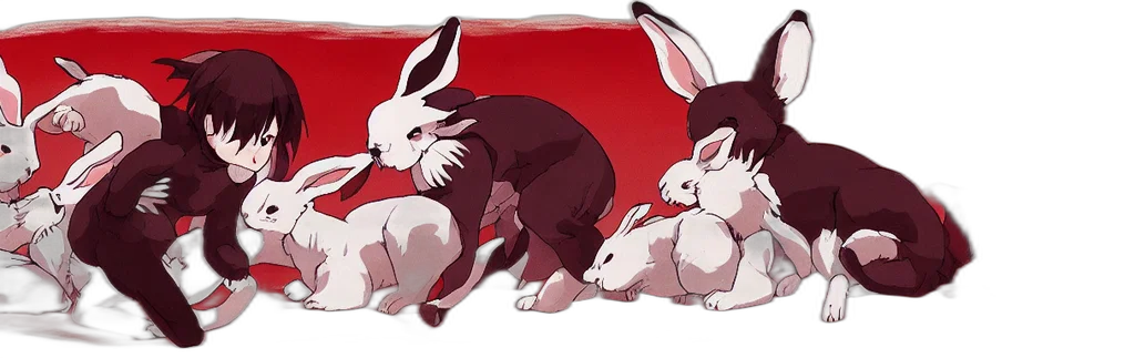 animal, concept art, pixel art, anime, cartoon, red, very, aggressive transparent PNG cut-out