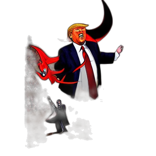 weapon, creature, staff, mask transparent PNG cut-out