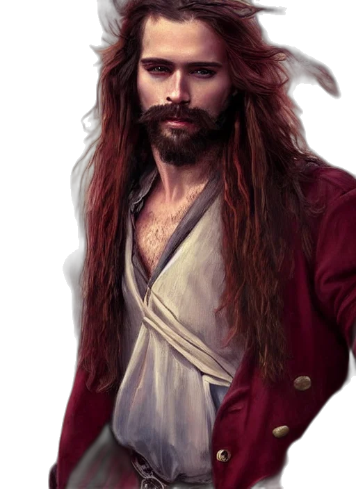 hair, hat, fantasy art, photorealistic, concept art, oil painting, portrait, painting transparent PNG cut-out