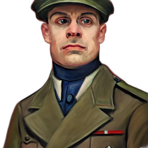 face, staff, hat, jacket transparent PNG cut-out
