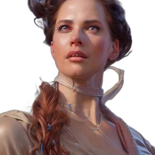 face, staff, crown, jewelry, concept art, fantasy art, photorealistic, oil painting transparent PNG cut-out