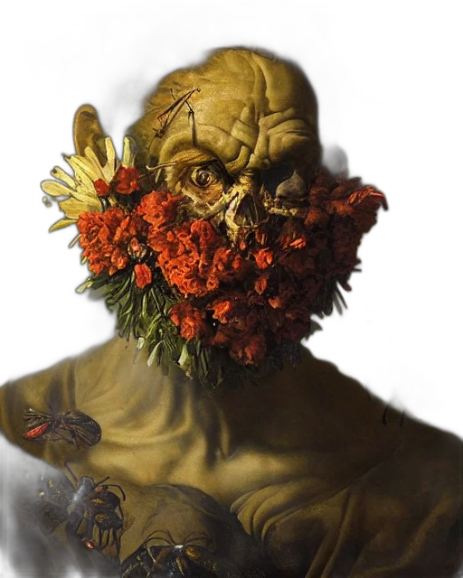 mask, creature, face, staff transparent PNG cut-out