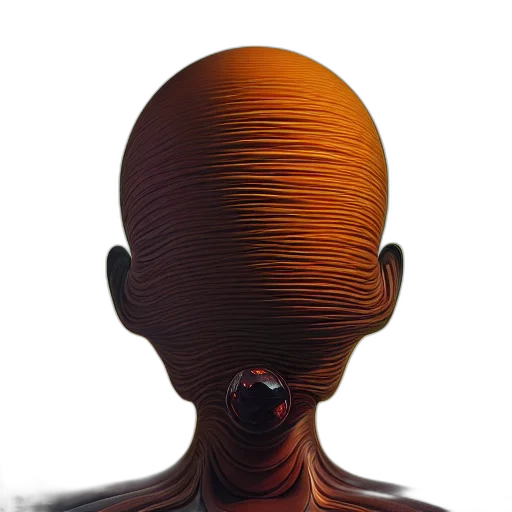 hair, mask, face, creature transparent PNG cut-out