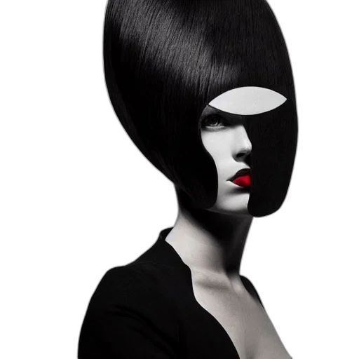 hair, mask, hat, face transparent PNG cut-out