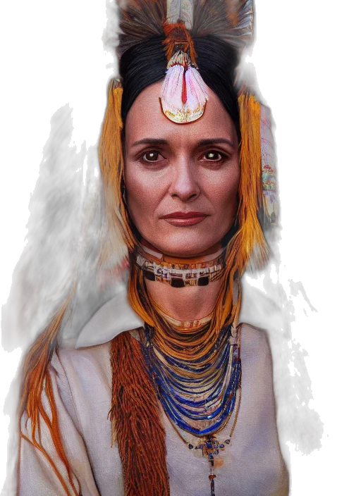 jewelry, face, staff, mask, fantasy art, concept art, photorealistic, oil painting transparent PNG cut-out