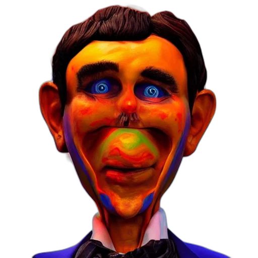 face, mask, staff, robot transparent PNG cut-out