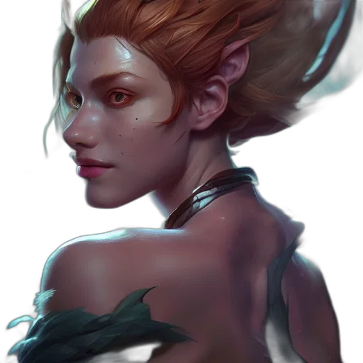 face, dragon, staff, crown, fantasy art, concept art, photorealistic, cyberpunk transparent PNG cut-out