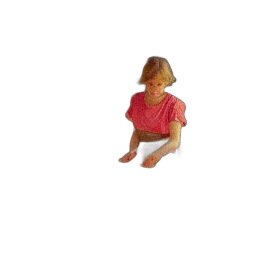 creature, dress, face, hair transparent PNG cut-out