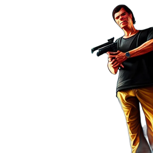 weapon, concept art, 3d render, comic book art transparent PNG cut-out