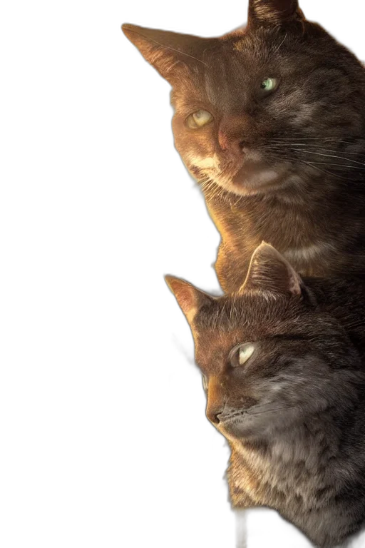 animal, creature, face, 3d render transparent PNG cut-out
