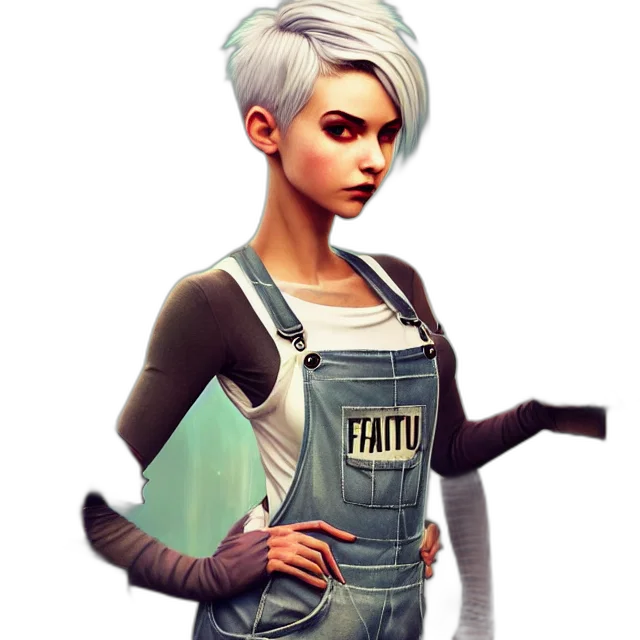 staff, jacket, concept art, fantasy art, 3d render, cartoon, pastel, earth tones transparent PNG cut-out