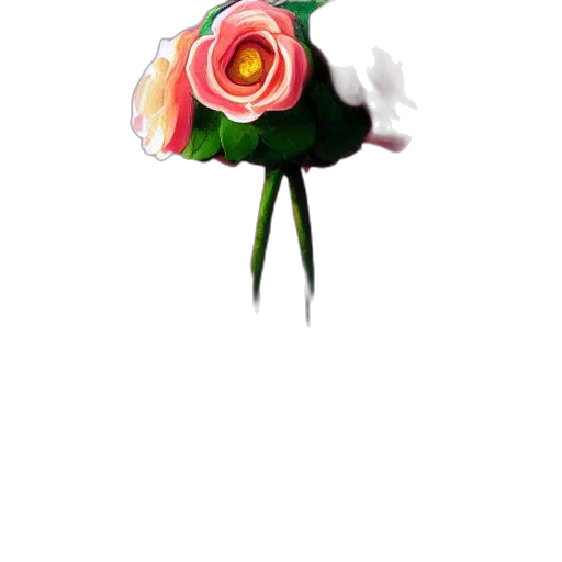 flower, crown, staff, jewelry, 3d render, photorealistic, pixel art, concept art transparent PNG cut-out