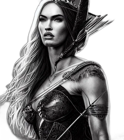 sword, dragon, fantasy art, concept art, comic book art, photorealistic, portrait, megan transparent PNG cut-out