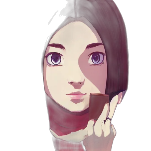 face, mask, weapon, robot, pixel art, anime, concept art, cartoon transparent PNG cut-out