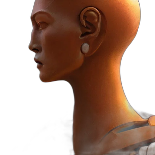 jewelry, face, robot, crown transparent PNG cut-out