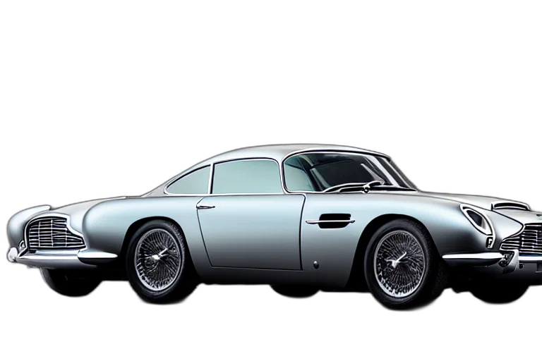 car, photorealistic, 3d render, retro transparent PNG cut-out