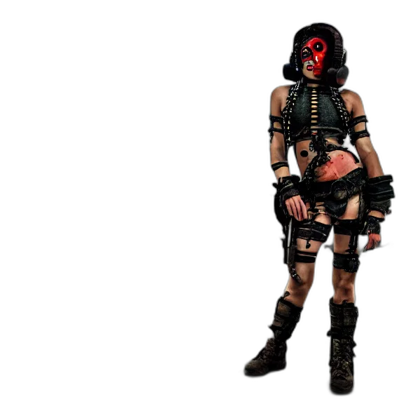 mask, weapon, cyberpunk, concept art transparent PNG cut-out