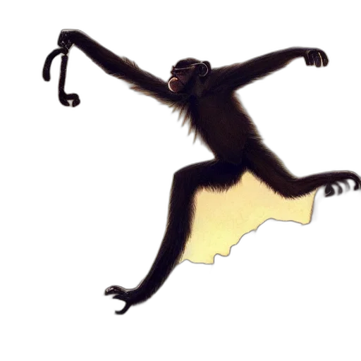 animal, creature, staff, dragon transparent PNG cut-out
