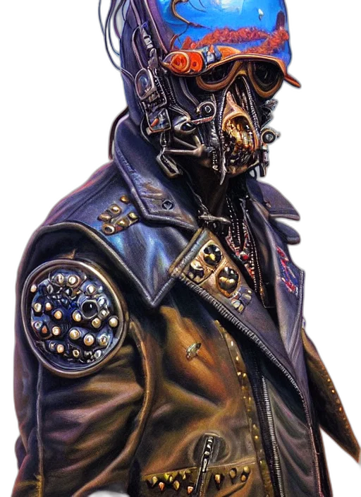jacket, mask, robot, face transparent PNG cut-out