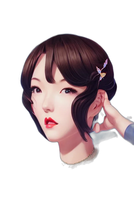 face, jewelry, staff, hair, photorealistic, fantasy art, oil painting, concept art transparent PNG cut-out