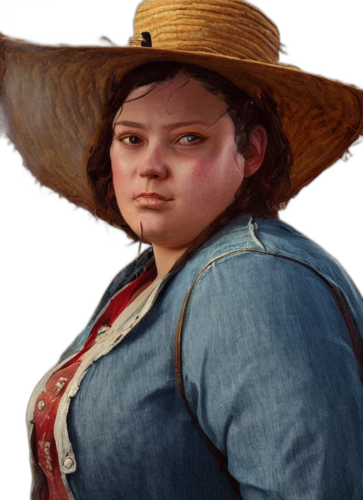 hat, face, staff, jacket, photorealistic, concept art, fantasy art, 3d render transparent PNG cut-out