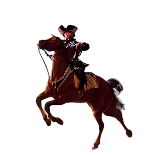staff, animal, hat, photorealistic transparent PNG cut-out