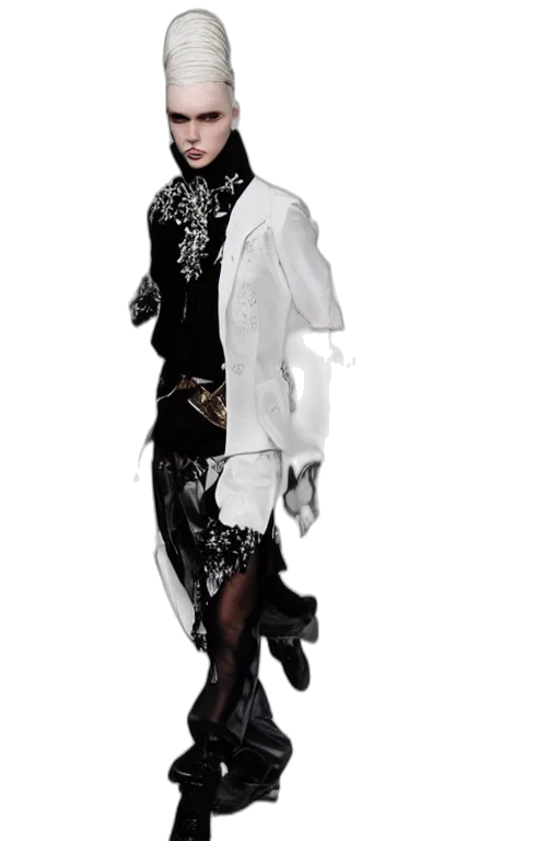 jacket, staff, concept art, photorealistic transparent PNG cut-out