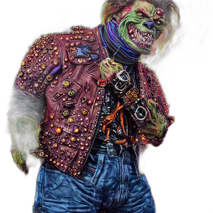 creature, jacket, animal, mask transparent PNG cut-out