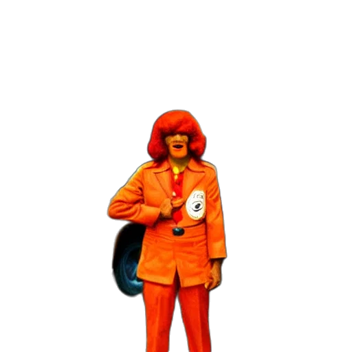 jacket, staff, robot, creature, 3d render, concept art, vaporwave, cartoon transparent PNG cut-out