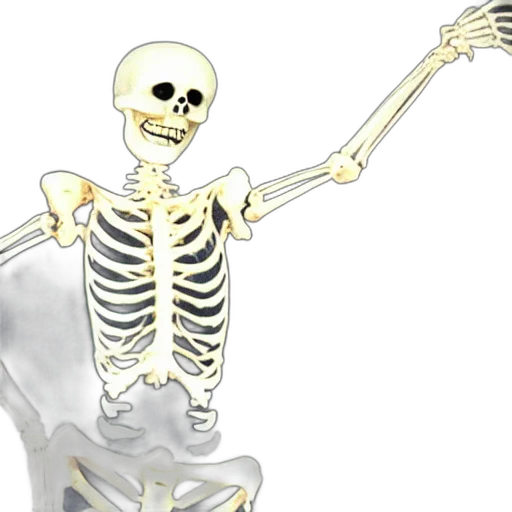 staff, robot, jewelry, animal, 3d render, concept art, dancing, skeleton transparent PNG cut-out