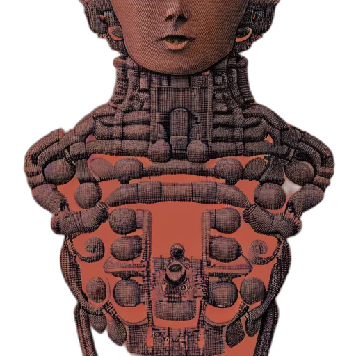 robot, dress, mask, face transparent PNG cut-out