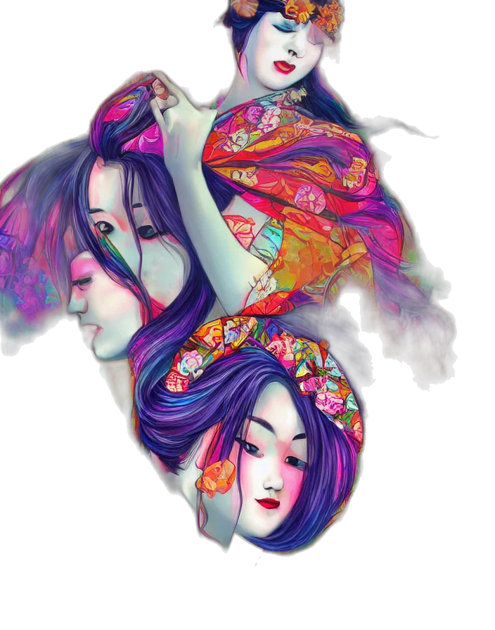 mask, fantasy art, watercolor, concept art transparent PNG cut-out