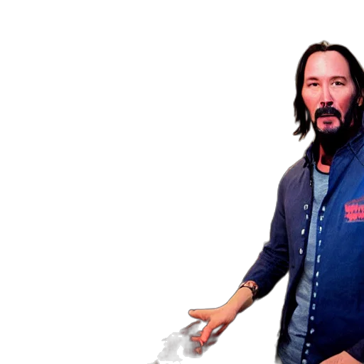 jacket, hair, weapon, robot, keanu, reeves, enjoying, taco transparent PNG cut-out