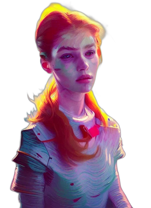 face, robot, dress, staff transparent PNG cut-out