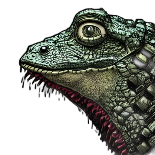 animal, creature, dragon, face transparent PNG cut-out