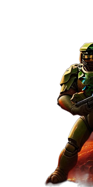 robot, concept art, 3d render, pixel art, green, fight, promotional, poster transparent PNG cut-out