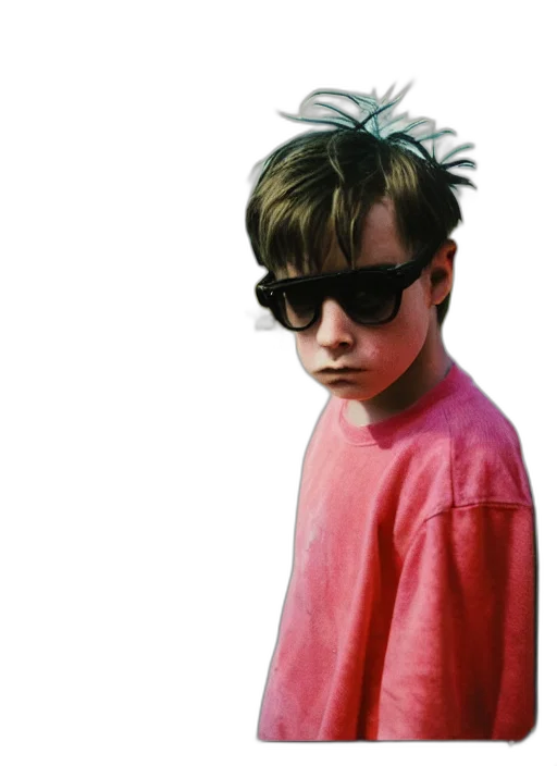jacket, hair, face, photorealistic, vaporwave, concept art, pastel, neon transparent PNG cut-out