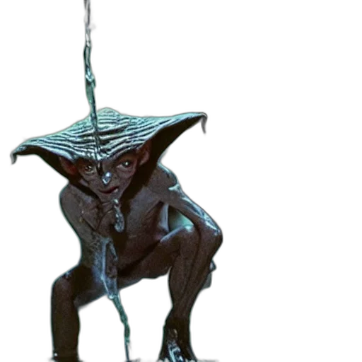 creature, staff, animal, mask, concept art, 3d render, fantasy art, cyberpunk transparent PNG cut-out